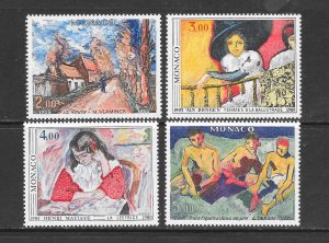 MONACO - CLEARANCE #1242-5 ART MNH