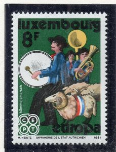 Luxembourg 1981 Early Issue Fine Mint Hinged 8F. NW-135447