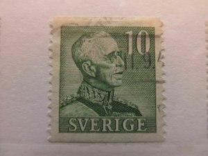 Sweden Suede Sverige Sweden 1948 Unwmk 10o perf 121⁄2 fine green A13P43F183-