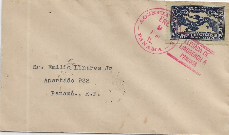 1929 1 Sept, Panama to Panama Lindbergh Flight (59817)