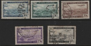 ALGERIA C2-C6 USED PLANES OVER ALGIERS HARBOR SHORT SET 1946