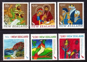 New Zealand 2009 Christmas Mint MNH Set SC 2275-2280