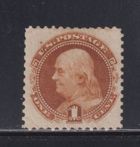 123 VF original gum previously hinged with nice color cv $ 600 ! see pic !