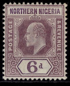 NORTHERN NIGERIA EDVII SG15, 6d dull purple & violet, M MINT. Cat £20. 