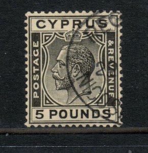 Cyprus #109 Extra Fine Used With Ideal CDS Cancel