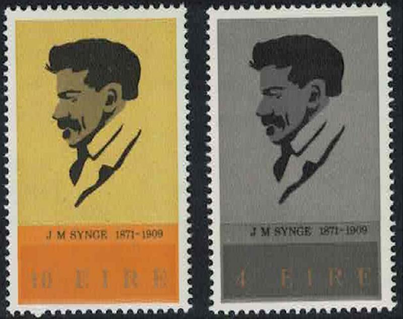 Ireland Birth Centenary of J M Synge playwright 2v SG#304-305