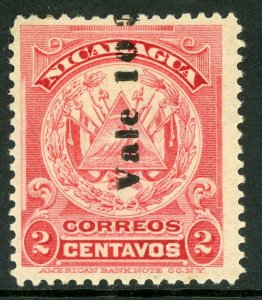 Nicaragua 1908 ABNC 10¢/2¢  Overprint Scott 193 Mint F575 ⭐⭐⭐⭐⭐⭐