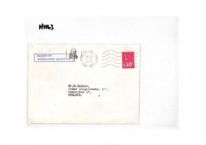 HH63 1971 France Calais Hovercraft Cover Amsterdam Netherlands PTS