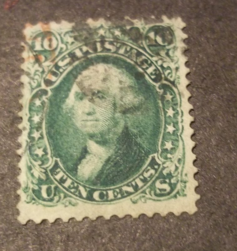 US #68 USED DOUBLE TRANSFER CV $60.00
