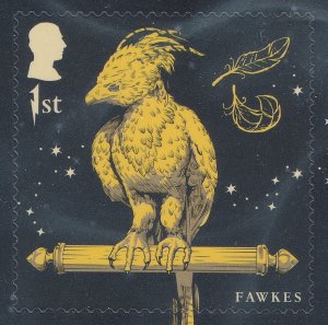 GB 5093b Harry Potter Wizarding World Fawkes 1st single MNH 2023