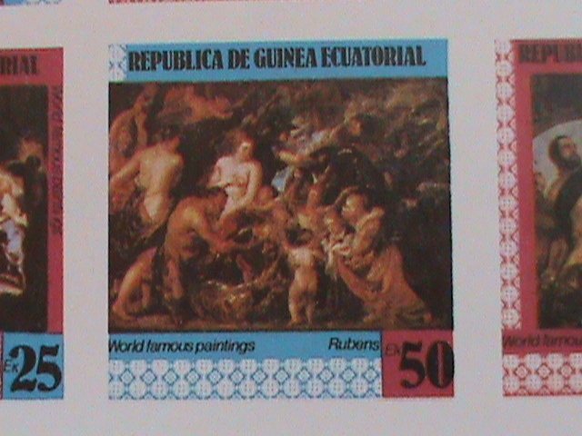 ​GUINEA EQUATORIAL STAMP- WORLD FAMOUS NUDE   PAINTING -MNH STAMP SHEET -RARE