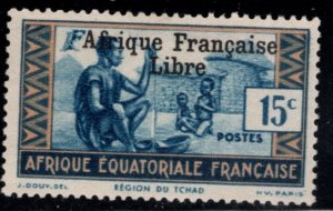 French Equatorial Africa Scott 138 MH* stamp