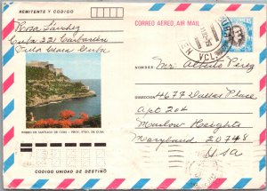 CUBA YRS'1940-90 GENERAL ISSUE POSTAL HISTORY AIRMAIL STATIONERY COVER A...