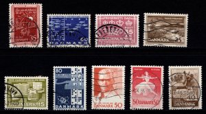 Denmark 1964-65 Commemoratives, Complete Sets [Used]