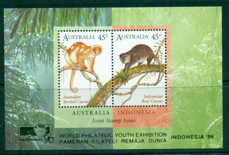 Australia 1996 Cuscusses Indonesia Opt MS MUH lot34086