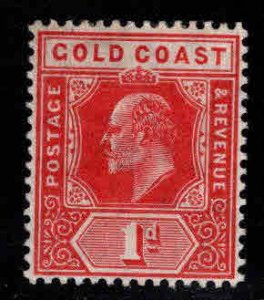 GOLD COAST Scott 57 KEVII stamp MH* hinge remnant CV$17.50