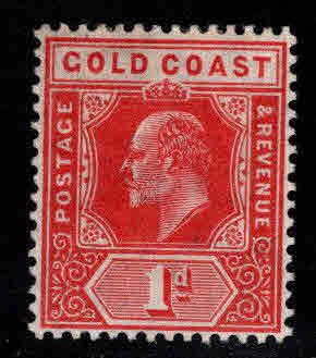 GOLD COAST Scott 57 KEVII stamp MH* hinge remnant CV$17.50