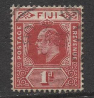 Fiji - Scott 72 - KEVII - Definitive - 1904 - Used - Single 1p Stamp