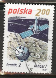 Poland Scott 2367 Used CTO favor canceled stamp 1979 space