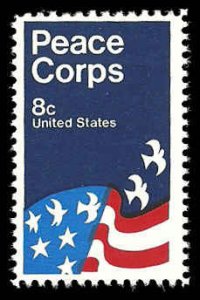 PCBstamps   US #1447 8c Peace Corps, MNH, (3)