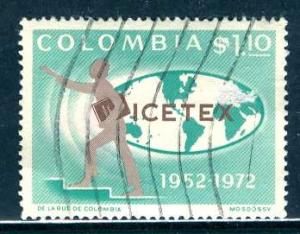 Colombia; 1972: Sc. # 803: O/Used Cpl. Set