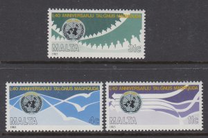 Malta 665-667 MNH VF