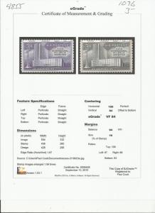 # 1076 MINT NEVER HINGED F.I.P.EX.     VF+