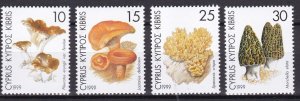 Cyprus, Mushrooms MNH / 1999