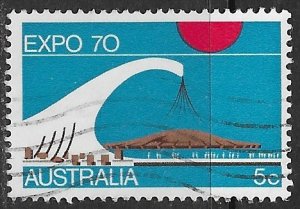 Australia ~ Scott # 472 ~ Used ~ EXPO '70