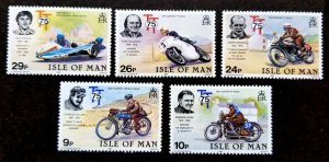 Isle Of Man 75th Anniv Tourist Trophy Motorcycle Racing 1982 Sport (stamp) MNH