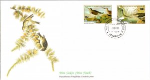 Pitcairn Island, Worldwide First Day Cover, Birds