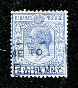 1907  Sc #46 used cv.$32.50 ( 692 Bahamas )