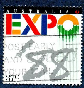 Australia Scott #1080 37c Expo 88' Brisbane (1988) Used