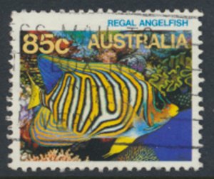 Australia SG 935  Used  SC# 918 Royal Angel Fish 1984  see scan