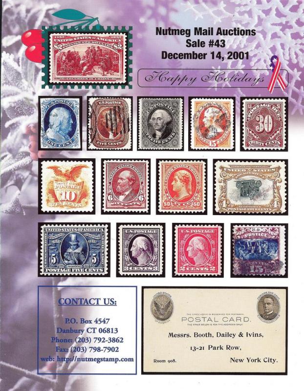 Nutmeg Stamp Sales - United States Stamps, Covers and Pos...