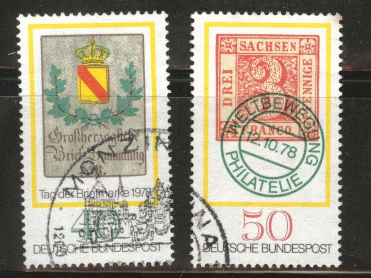 Germany Scott 1281-1282 Used 1978 stamp set
