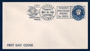 UNITED STATES FDC 2.5¢ Washington Envelope 1960 COMPEX