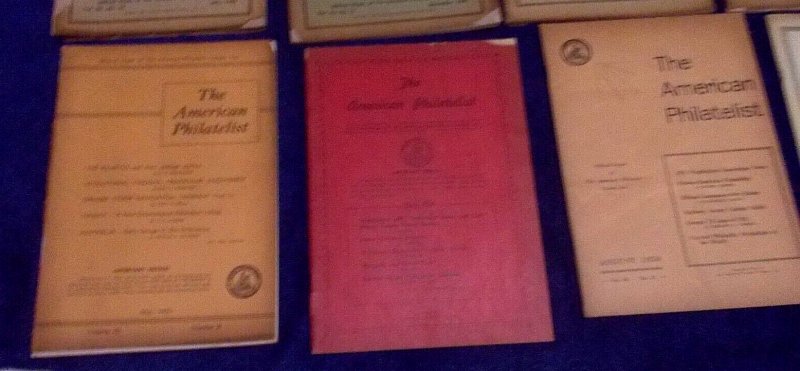 THE AMERICAN PHILATELIST, 11 magazines collection, July 1949 / December 1950