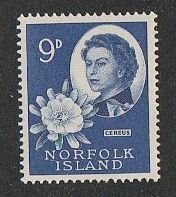 NORFOLK ISLAND #34 MINT HINGED