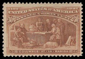 U.S. COLUMBIAN ISSUE 239  Mint (ID # 90650)