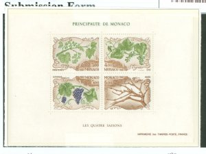 Monaco #1579  Souvenir Sheet