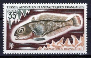 FSAT TAAF 43 MNH Antarctic Fish Marine Life Polar ZAYIX 0324S0102