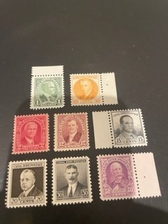 Canal Zone sc 105,106,108,109,111-114 MNH