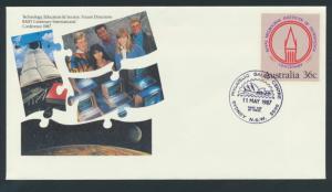 Australia PrePaid Envelope 1987  Int'l Congress Technology & Education