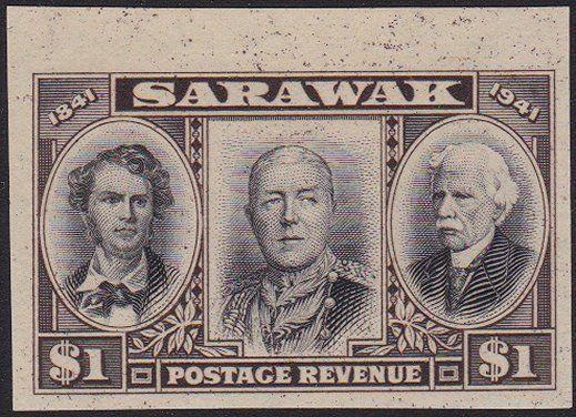 SARAWAK 1946 Centenary $1 IMPERFORATE PROOF ...............................70264