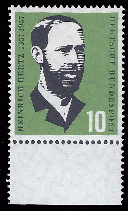 Germany FRG 1957 H. Hertz Sc 762 Mi 352 **