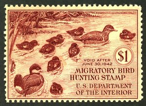 U.S. #RW8 MINT OG LH