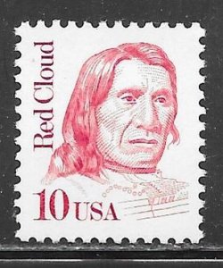 USA 2175: 10c Red Cloud, MNH, VF
