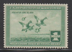 U.S. Scott #RW4 Duck Stamp - Mint Single