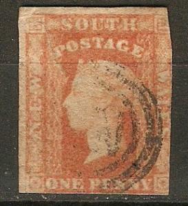 New South Wales 32a SG 104 Used Fine 1854 SCV $57.50